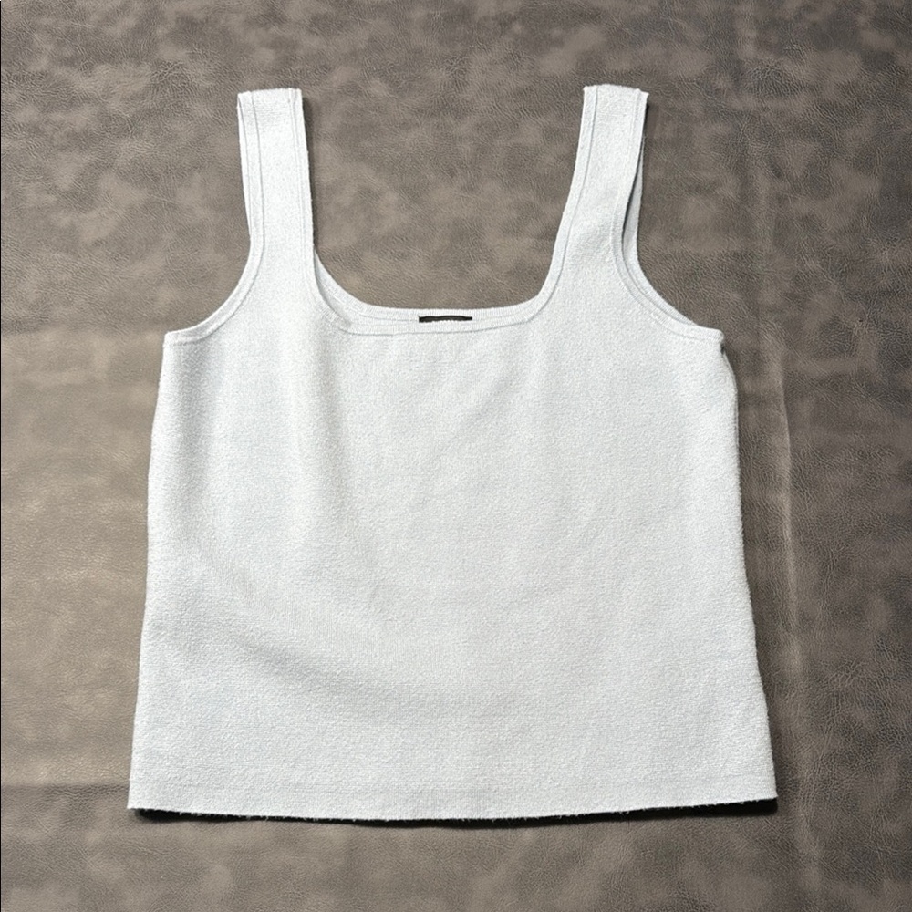 Express Light Blue Sweater Tank Top